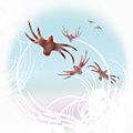 Stilizlt madarak rajzolsa Inkscape egyszeres nyjtott csillagmintval.
