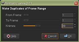 Duplicate Frames function.