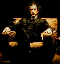 Al Pacino a Keresztapban.